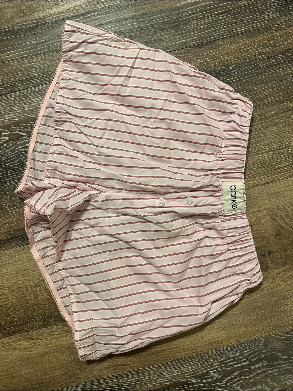 Parke Pink Striped Women’s Shorts